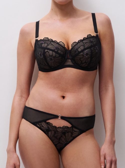 Chantelle Lush black non-padded bra