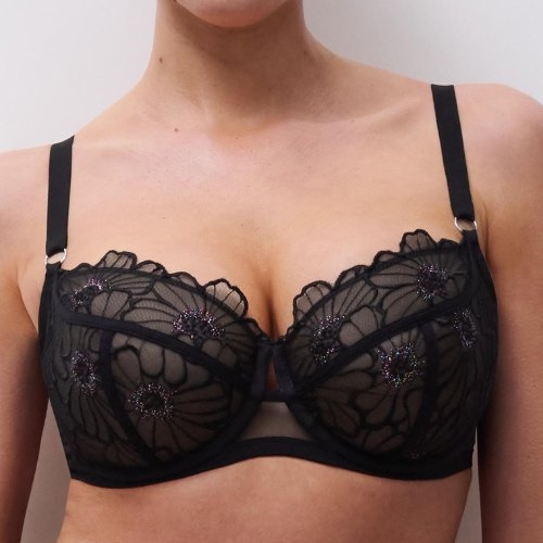 Chantelle Lush black non-padded bra