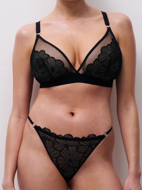 Chantelle Lush black wireless bra