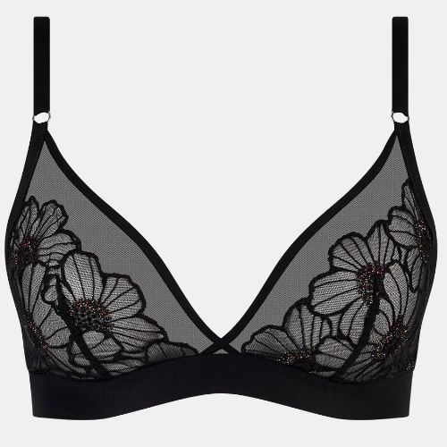 Chantelle Lush black wireless bra