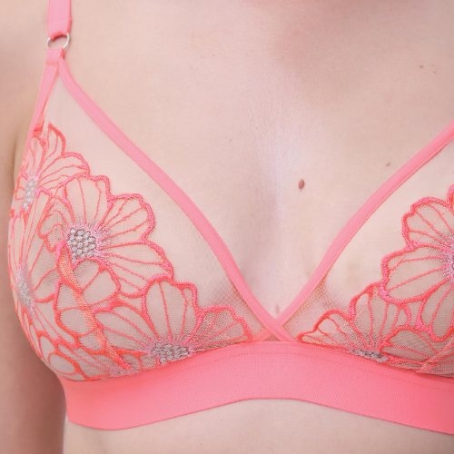 Chantelle Lush pink wireless bra