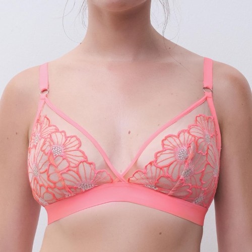 Chantelle Lush pink wireless bra