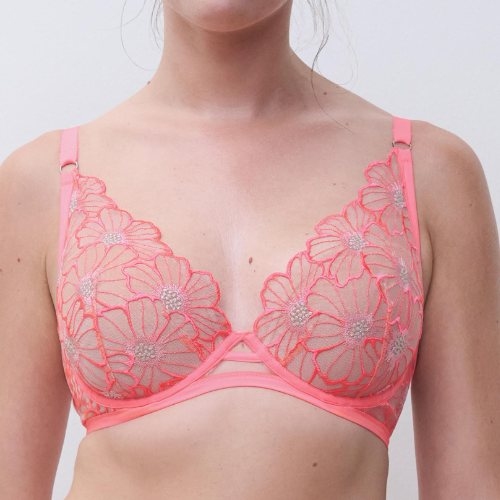 Chantelle Lush pink padded bra