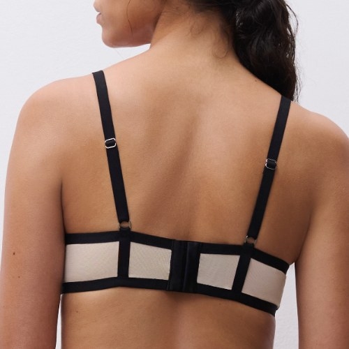 Chantelle Lush black/pink padded bra