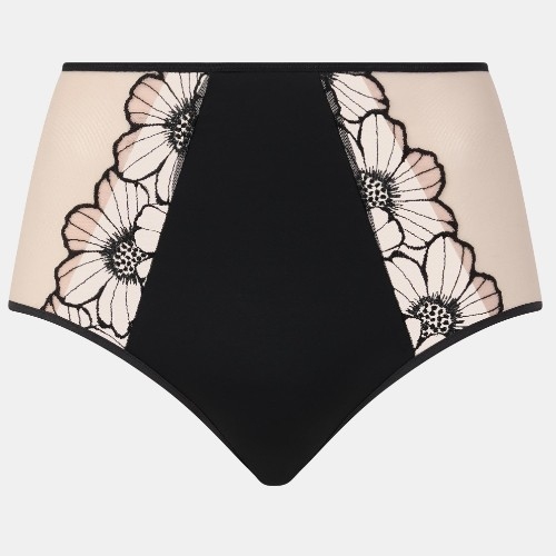 Chantelle Lush black/pink high waist brief