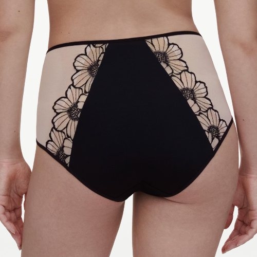 Chantelle Lush black/pink high waist brief