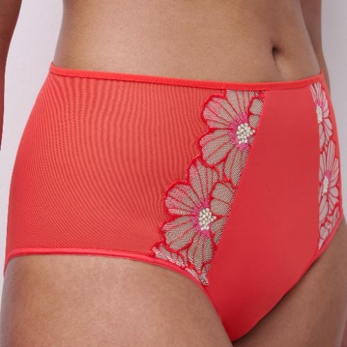 Chantelle Lush red high waist brief