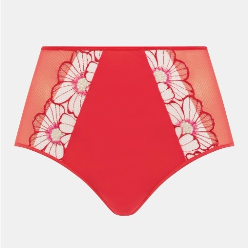 Chantelle Lush red high waist brief