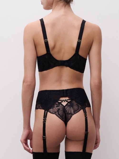 Chantelle Muse black suspender