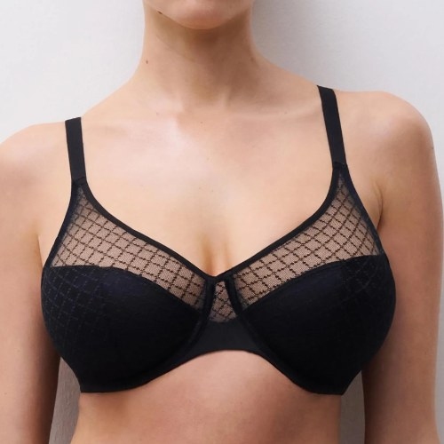 Chantelle Norah Chic black non-padded bra