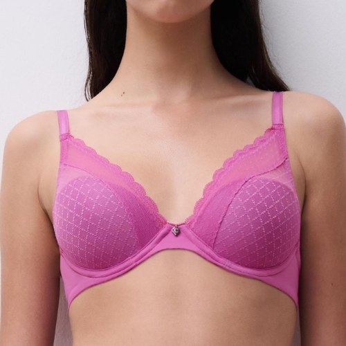 Chantelle Norah Chic fuchsia padded bra