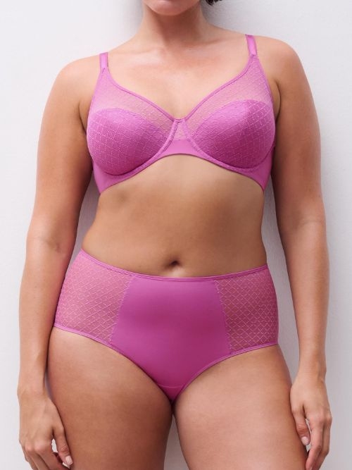 Chantelle Norah Chic fuchsia high waist brief