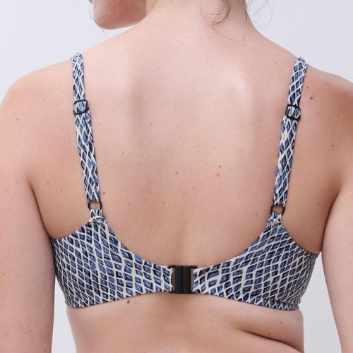 Femilet Badmode Tidra blue/print soft-cup bikini bra