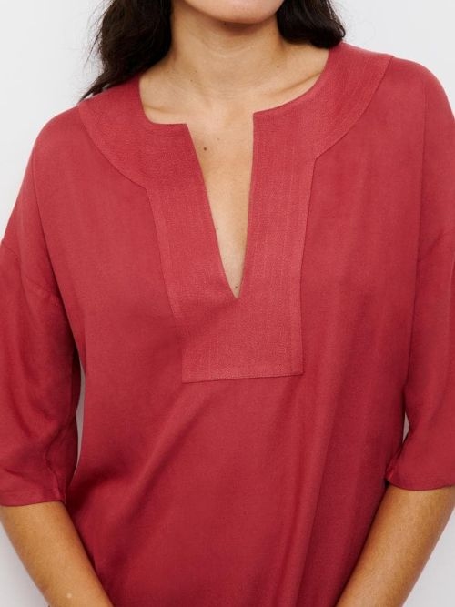 Chantelle Badmode Feels red tunic