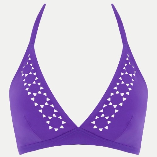Chantelle Badmode Pure Solar purple soft-cup bikini bra
