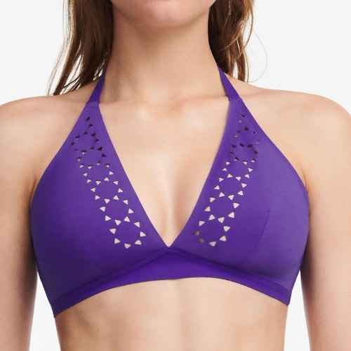 Chantelle Badmode Pure Solar purple soft-cup bikini bra