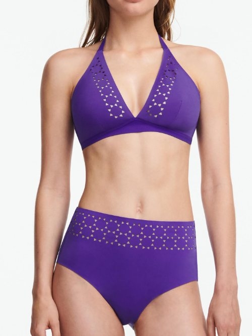 Chantelle Badmode Pure Solar purple soft-cup bikini bra