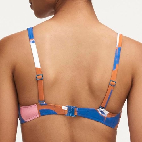 Chantelle Badmode Tribe blue/print soft-cup bikini bra