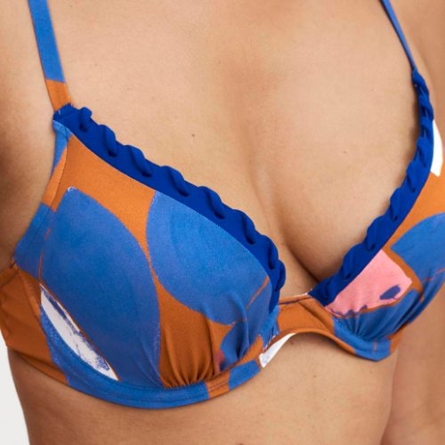 Chantelle Badmode Tribe blue/print padded bra