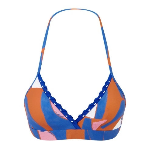 Chantelle Badmode Tribe blue/print soft-cup bikini bra