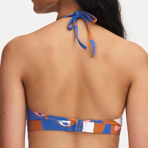 Chantelle Badmode Tribe blue/print soft-cup bikini bra