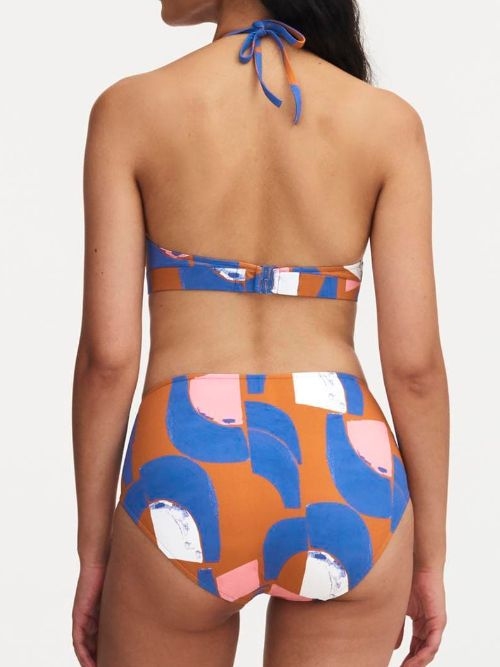 Chantelle Badmode Tribe blue/print soft-cup bikini bra