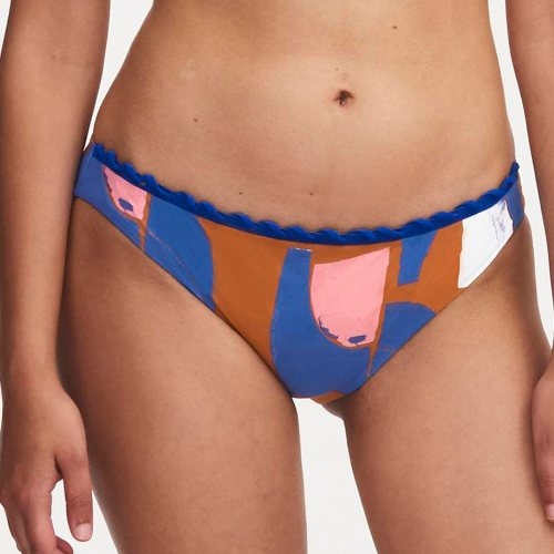 Chantelle Badmode Tribe blue/print bikini brief