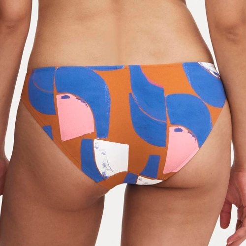 Chantelle Badmode Tribe blue/print bikini brief