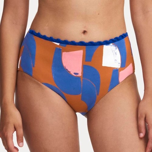 Chantelle Badmode Tribe blue/print bikini brief