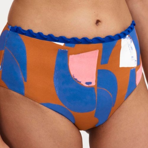 Chantelle Badmode Tribe blue/print bikini brief