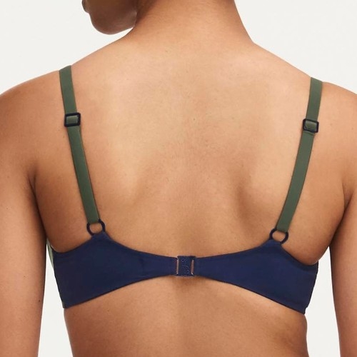 Chantelle Badmode Aura blue/green soft-cup bikini bra