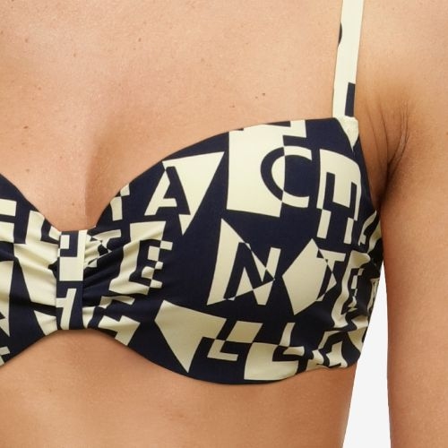 Chantelle Badmode Identity white/black padded bikini bra