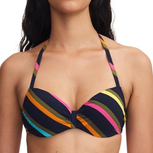 Chantelle Badmode Identity black/print padded bikini bra