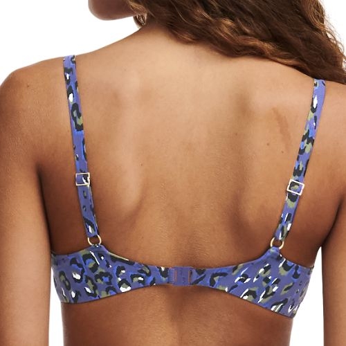 Chantelle Badmode EOS blue soft-cup bikini bra