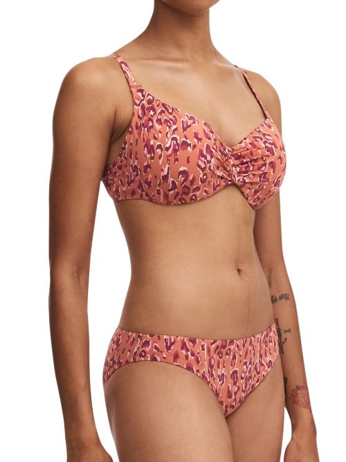 Chantelle Badmode EOS orange soft-cup bikini bra