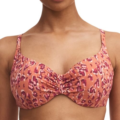 Chantelle Badmode EOS orange soft-cup bikini bra
