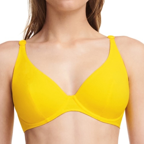 Chantelle Badmode Celestial yellow soft-cup bikini bra