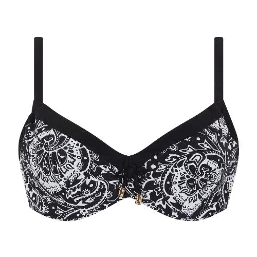 Chantelle Badmode Flowers black/white soft-cup bikini bra