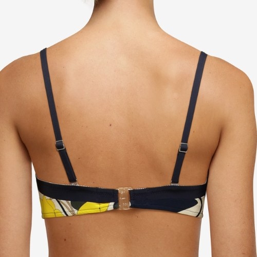 Chantelle Badmode Flowers navy/print soft-cup bikini bra