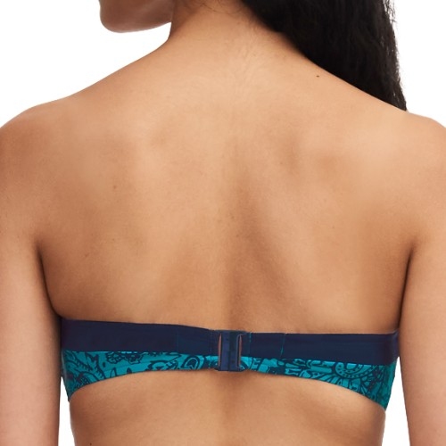 Chantelle Badmode Flowers blue soft-cup bikini bra