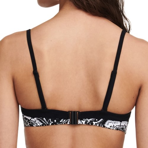 Chantelle Badmode Flowers black/white soft-cup bikini bra
