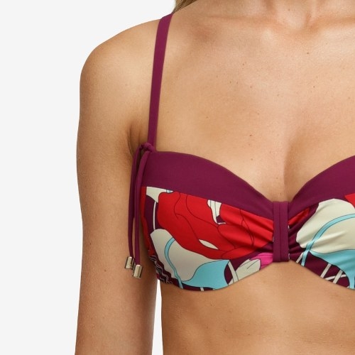 Chantelle Badmode Flowers purple/print padded bikini bra