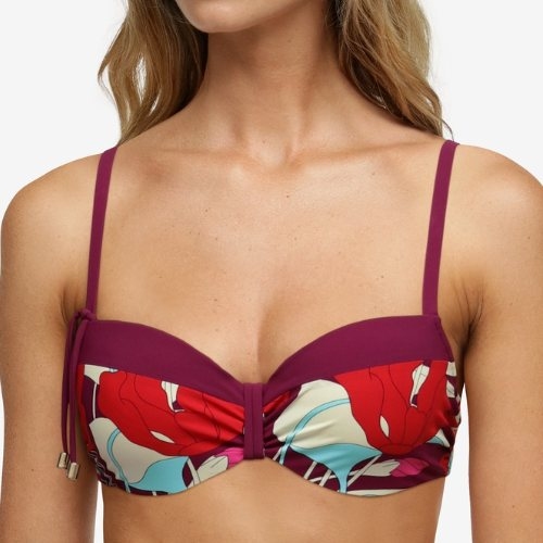 Chantelle Badmode Flowers purple/print padded bikini bra