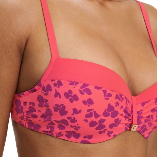 Chantelle Badmode Flowers pink padded bikini bra