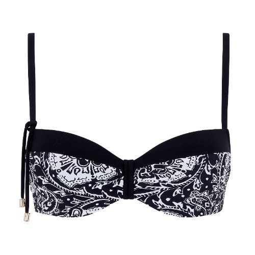 Chantelle Badmode Flowers black/white padded bikini bra