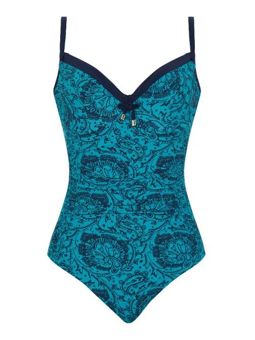Chantelle Badmode Flowers blue bathingsuit