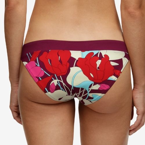 Chantelle Badmode Flowers purple/print bikini brief