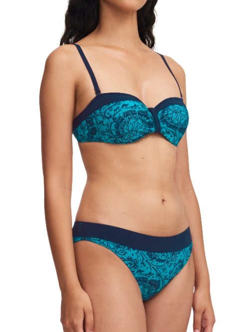Chantelle Badmode Flowers blue bikini brief