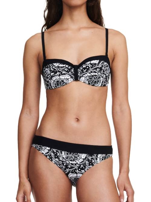 Chantelle Badmode Flowers black/white bikini brief