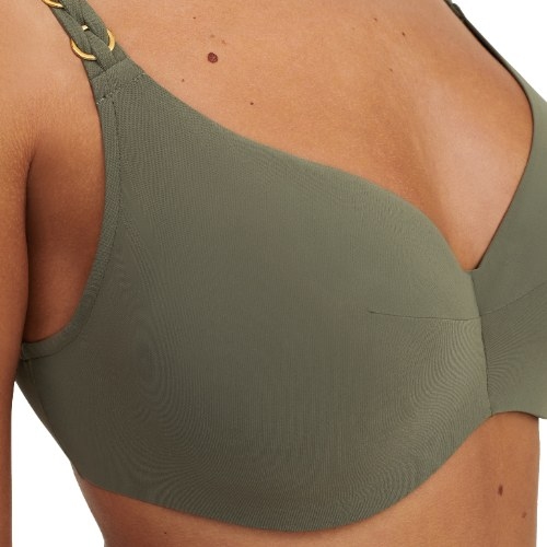 Chantelle Badmode Emblem khaki padded bra
